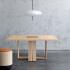  Table de réunion en bois et en cuir, gamme Parvis, France Bureau